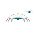 Flat Dome Ø 16 m