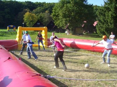 Bungee futbal – prenájom nafukovacej atrakcie
