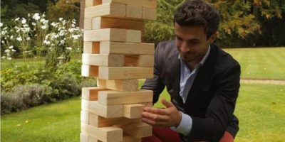 Jenga XXL ako zábavná eventová atrakcia