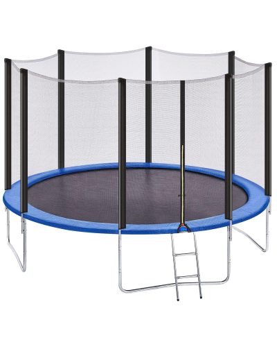 Trampolína s ochrannou sieťou a rebríkom prenájom na event