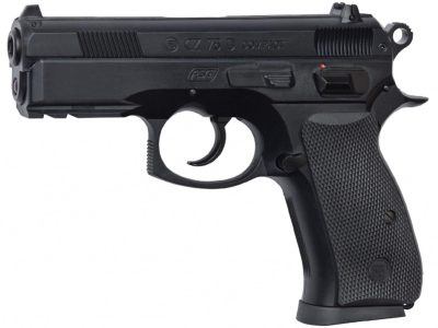 Vzduchová pištoľ ASG CZ-75 D ako strelecká atrakcia na evente