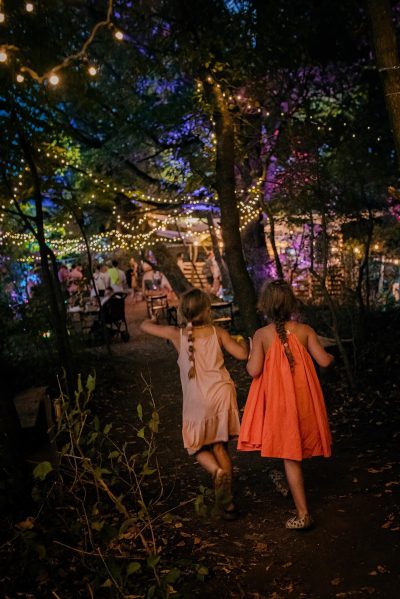 Prenájom vianočnej reťaze zlatej so studenou bielou na event