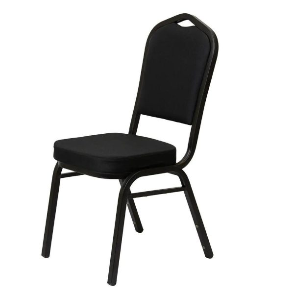 Banketová stolička čierna