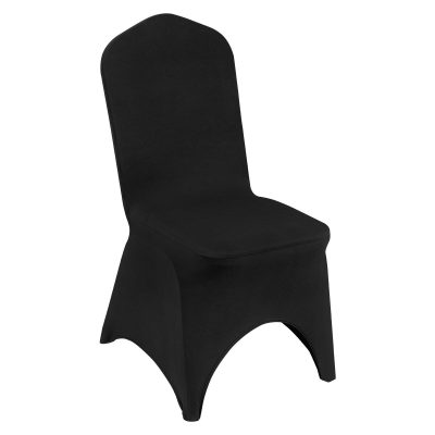 Prenájom čierneho návleku na banketovú stoličku – jednotný seating