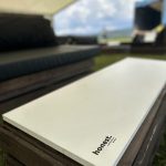 Konferenčný paletový stolík 120×40 (hnedá)