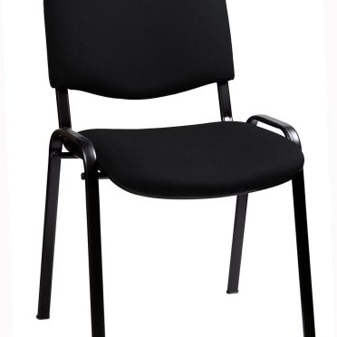 Stolička čalúnená čierna