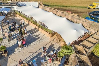 Beduínsky stan 10×30 m – stretch stan na event