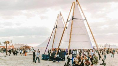 Prenájom teepee stanu d6 m – exteriér bamboo tipi