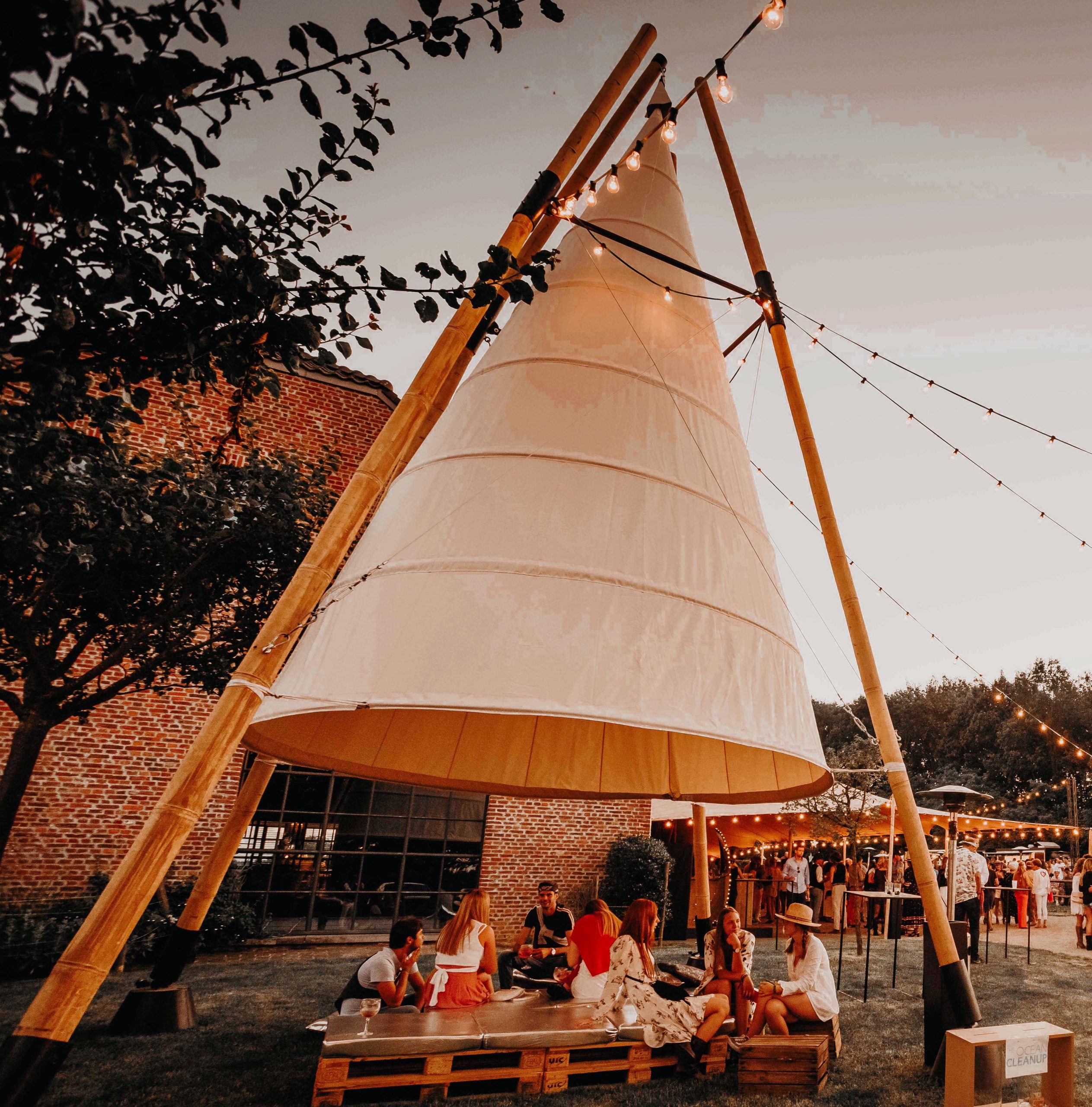 Teepee 9 m – použitie