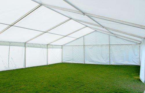Veľkoplošný párty stan so sedlovou strechou ALU 15x40 m