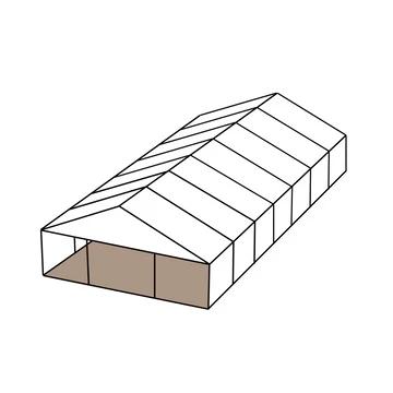Prenájom ALU stanu so sedlovou strechou 10x35