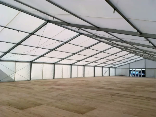 Veľkoplošný party stan so sedlovou strechou ALU 20x50 m a viac