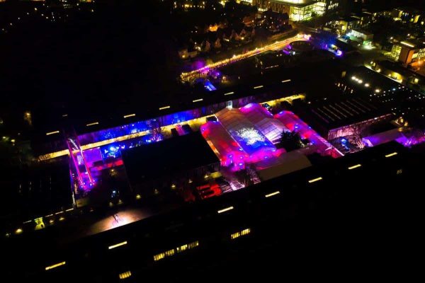 Veľkoplošný party stan so sedlovou strechou ALU 20x40 m