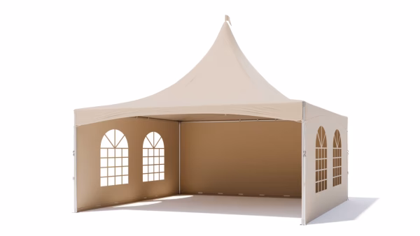 Pagoda 5x5m krémová